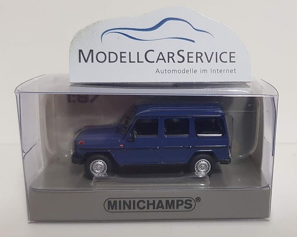 Minichamps 1/87: 870038002 Mercedes-Benz 230 G (W460) – 1980 – Dunkelblau-image