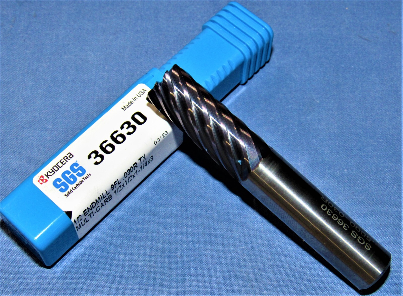 Mulino Estremit&agrave; Carburo Ad Alta Efficienza 4 Flauto HRC50 Set 5 Pz