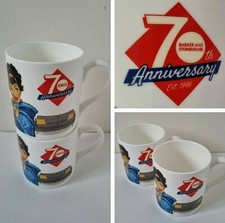 Barker + Stonehouse 75th Anniversary Advertising Pair of 275ml Ceramic Mugs