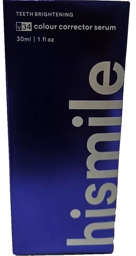 Hismile Teeth Brightening V34 Colour Corrector Serum 30mL 1 Fl Oz NEW IN BOX