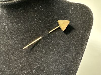 Anson 14k Gold Filled Triangle Pin, No monogram, 1.5g