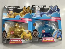 Mr Beast Gooey Legendary Panther & Stretchy Iconic Panther 5in Gooey Figures NEW