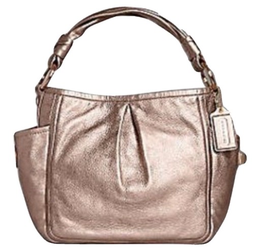 rose colored coach purse