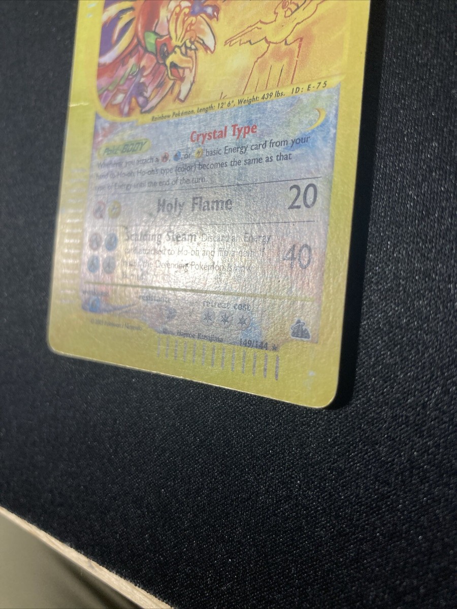 Pokémon TCG Ho-oh Skyridge 149/144 Reverse Holo Holo Rare | eBay Pokémon TCG Ho-oh Skyridge 149/144 Reverse Holo Holo Rare | eBay