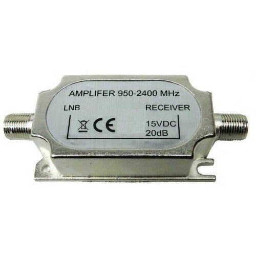 Amplificatore in linea SAT 20dB 950-2400MHz amplificatore di linea - Foto 1 di 1