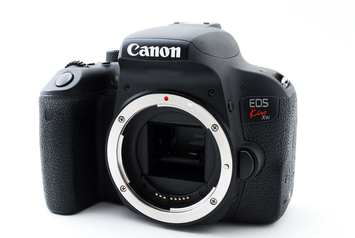 Exc Canon EOS Kiss X9i Rebel T7i 24.2MP DSLR Camera Black Body w