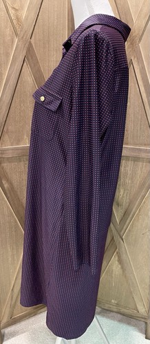 Jude Connally Sloane Shirtdress Dress Women’s Sz L Navy Dot Office Siren - Picture 12 of 18