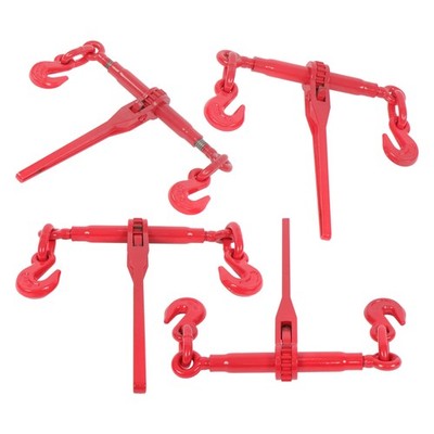 4PCS 9200lbs Load Binders Ratchet Chain Binders 3/8in-1/2in Width 24''-30''