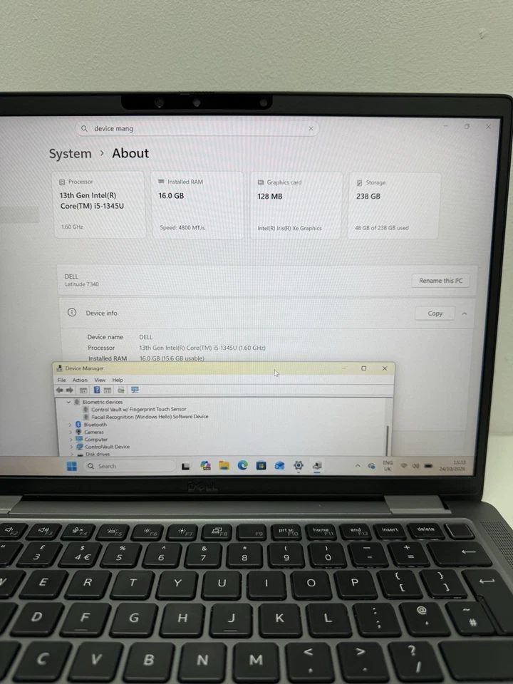 Dell Latitude 7340 · i5-1345U · 16GB · 256GB, photo 4 of 5