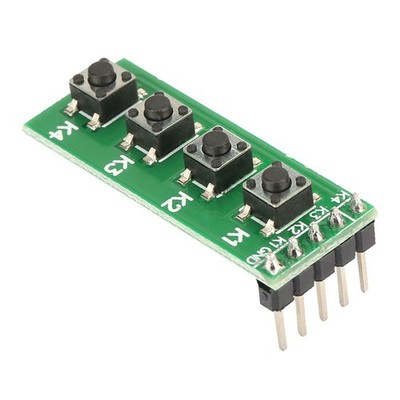 5 Stück Universelles 4-Tasten-Tastenmodul Für PIC-SPS ARM-FPGA Und CPLD