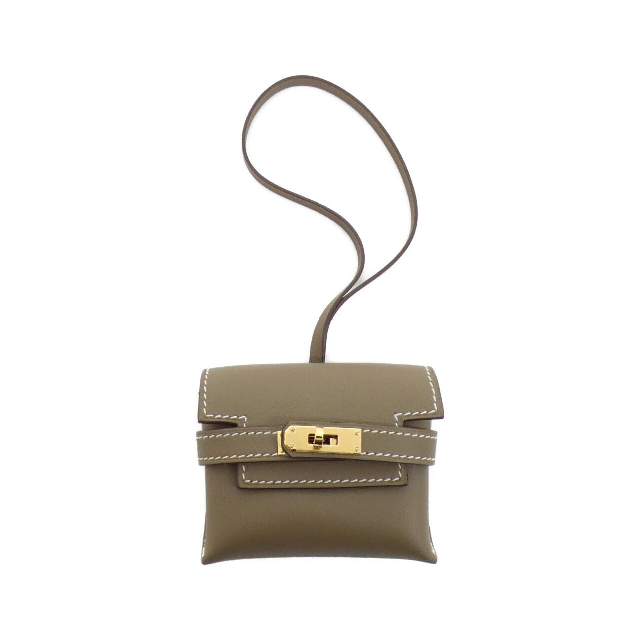 Authentic HERMES Kelly Festival 084665CC Bag Charm Keychain Accessory