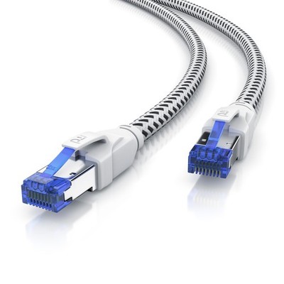 Primewire CAT.8 Netzwerkkabel 40 Gbit/s Gigabit Ethernet LAN 40000 Mbit/s 10,0 m