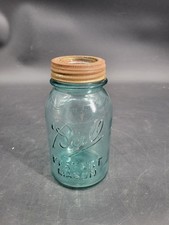 Vintage 1933-1962 Blue Ball Perfect Mason Quart Jar #5