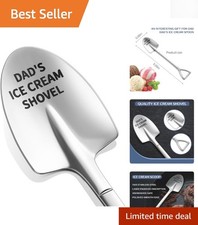 Father's Day Gifts,Gifts for Dad from Daughter Son,Stainless Steel Ice Cream ...