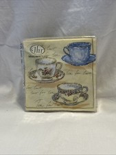   Afternoon Tea  Paper Napkins for Decoupage/Mixed Media Tea For Two Pkg. Of 20