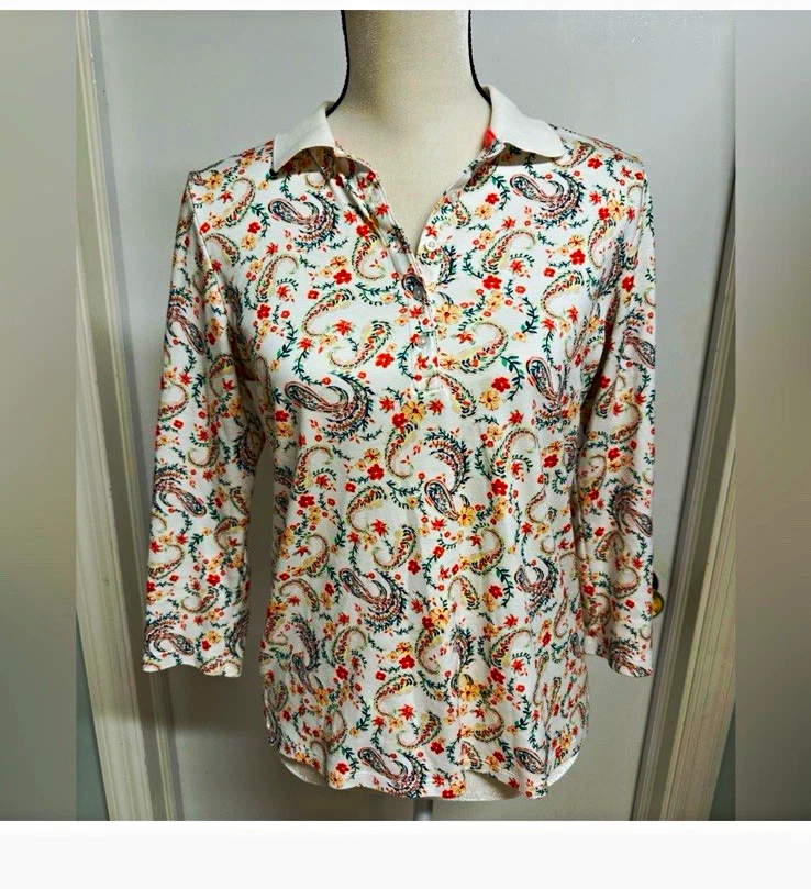 Lands' End Cotton Paisley Tops for Women for sale | eBay