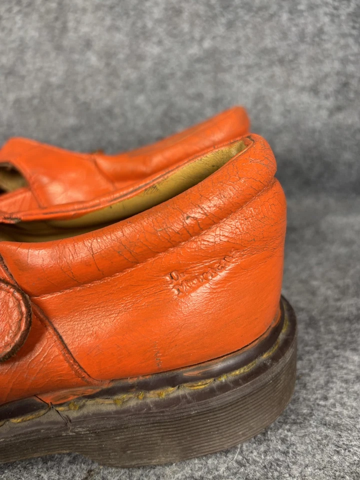 Винтажные женские туфли Dr Martens модель Mary Jane размер 7 оранжевые сделано в Англии кожа - Изображение 2 из 4