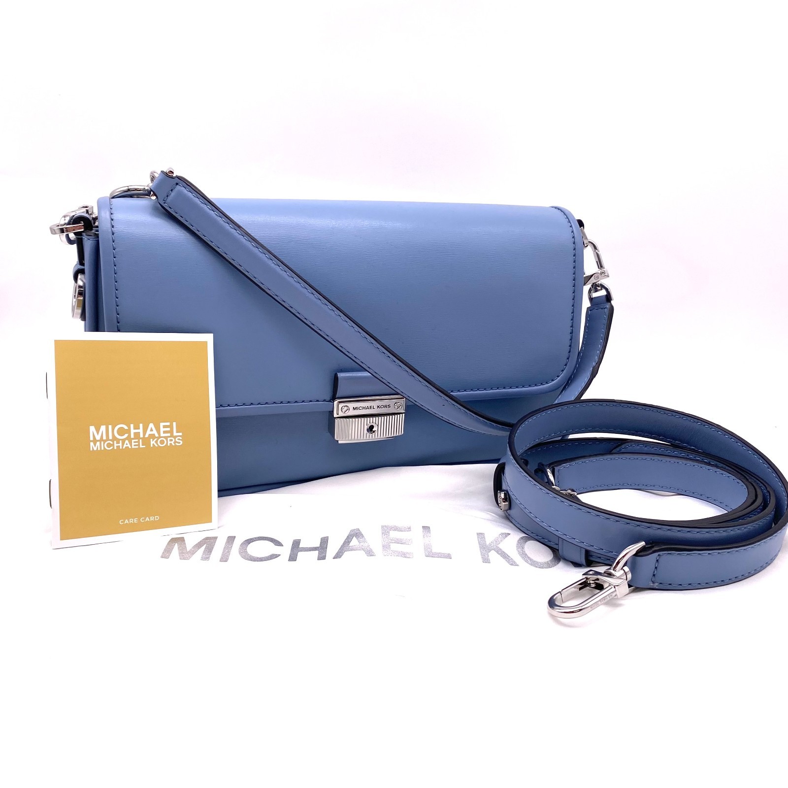 MICHAEL KORS Logo Leather Shoulder Hand Bag dD0857N