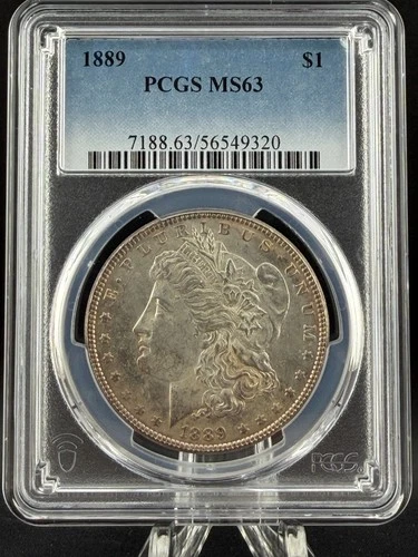 1889 $1 Morgan Silver Dollar PCGS MS63