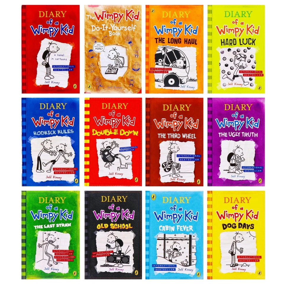 Diary of a Wimpy Kid by Jeff Kinney 12 Books Collection Box Set - Ages 7-12 - PB - Image 2 of 4