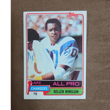 Topps 1981 Kellen Winslow #150 San Diego Chargers NFL Football Rookie Card