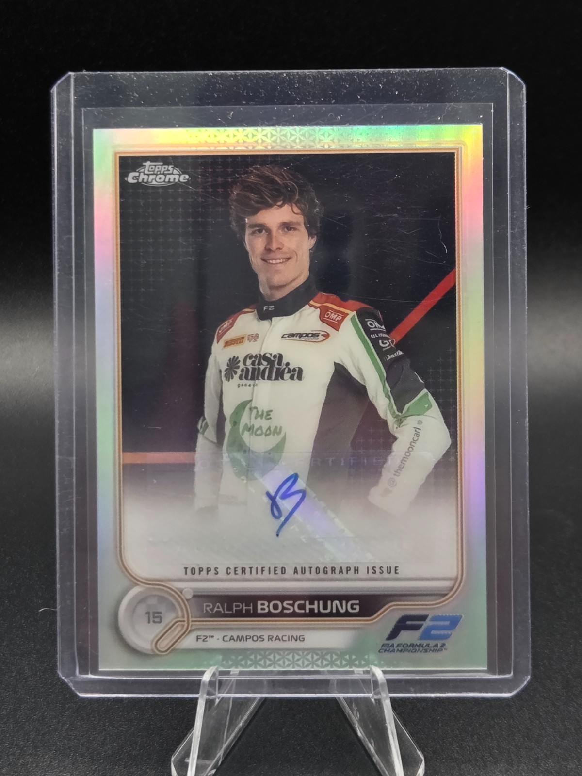 2022 Topps Chrome Formula 1 F1 Ralph Boschung Auto Autograph #CAC-RB