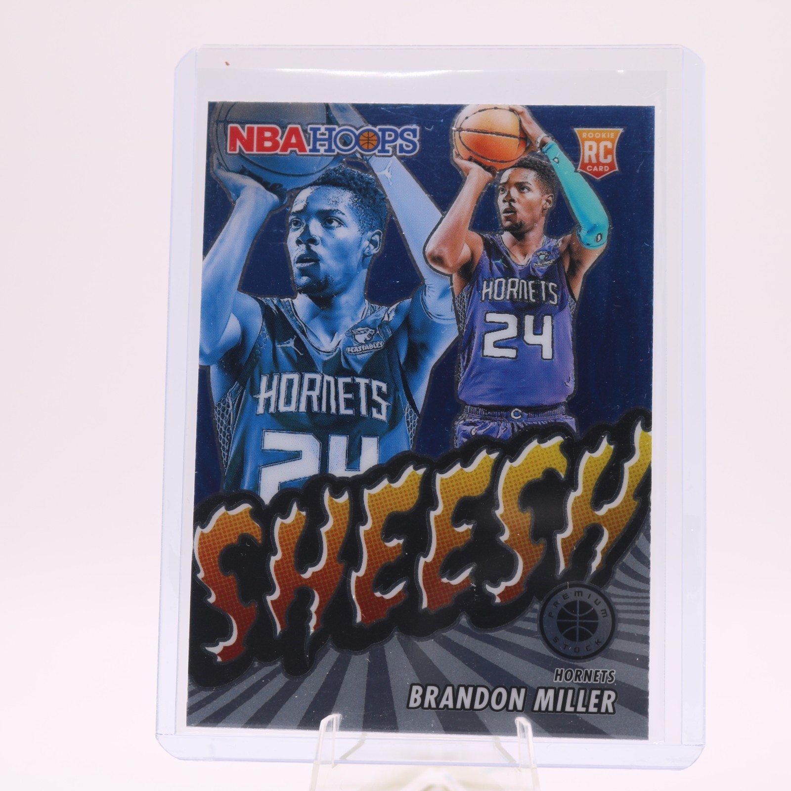 2023-24 Panini Nba Hoops Premium Stock - Sheesh Brandon Miller #25 (RC)