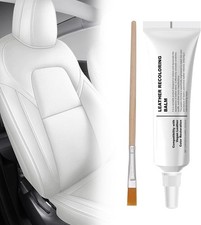 White Leather Recoloring Balm, Leather Repair Kit Color Restorer Conditioner