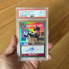 2018 Donruss Green Signature SHOHEI OHTANI RC ROOKIE PSA 10 POP 1 Hot! Rare!