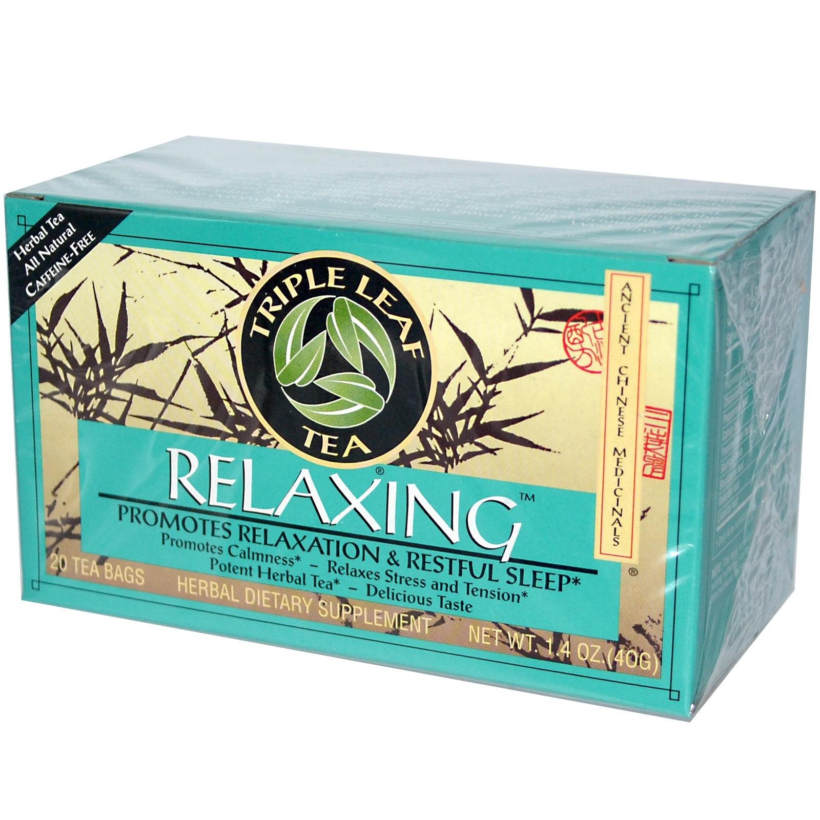 Relaxing Herbal Tea 20 Count Gluten Free Non Gmo  Best Quali