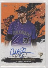 2021 Inception Rookie and Emerging Star Orange 11/50 Ashton Goudeau Auto 2f9