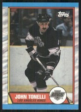 1989-90 Topps #8 John Tonelli Los Angeles Kings Hockey Card 37158