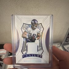 2024 Panini National Treasures Century Materials Adrian Peterson Vikings Holo/25