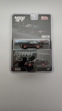 Mini GT 1:64 Porsche 911 Carrera RS 2.7 Black with Red Livery Diecast MGT00688