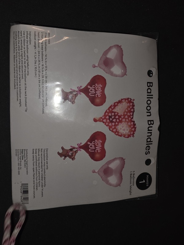 Balloon Bundles Love You Hearts And Bears