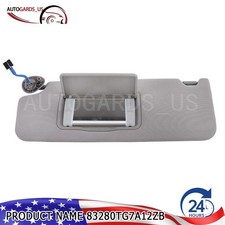 For Honda 2017-2021 Sun Visor Shade Driver Left Gray With Lighted 83280tg7a12zb