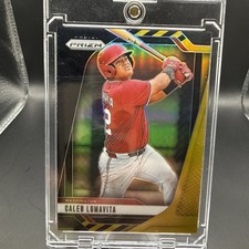2025 Panini Prizm ⚾️Caleb Lomavita 🔥🔥Gold Refractor 1/5🔥#229  (RC)