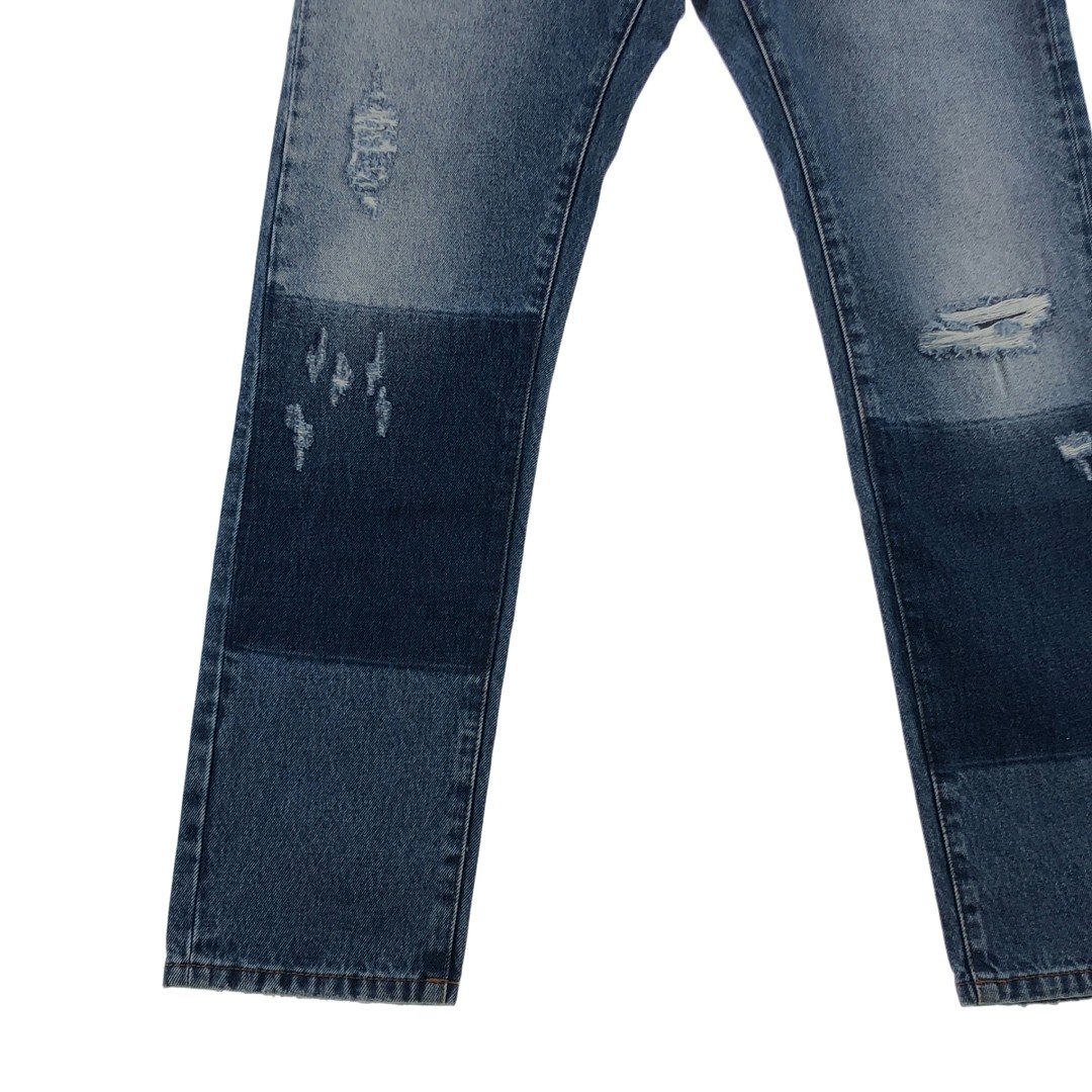 Moncler x Palm Angels PANTALONE Distressed Denim Pants 48 Indigo Used KLDR-0 thumbnail 3