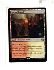MTG SkeenAB Sacred Foundry PACK PROMO from Guilds of Ravnica. NM.