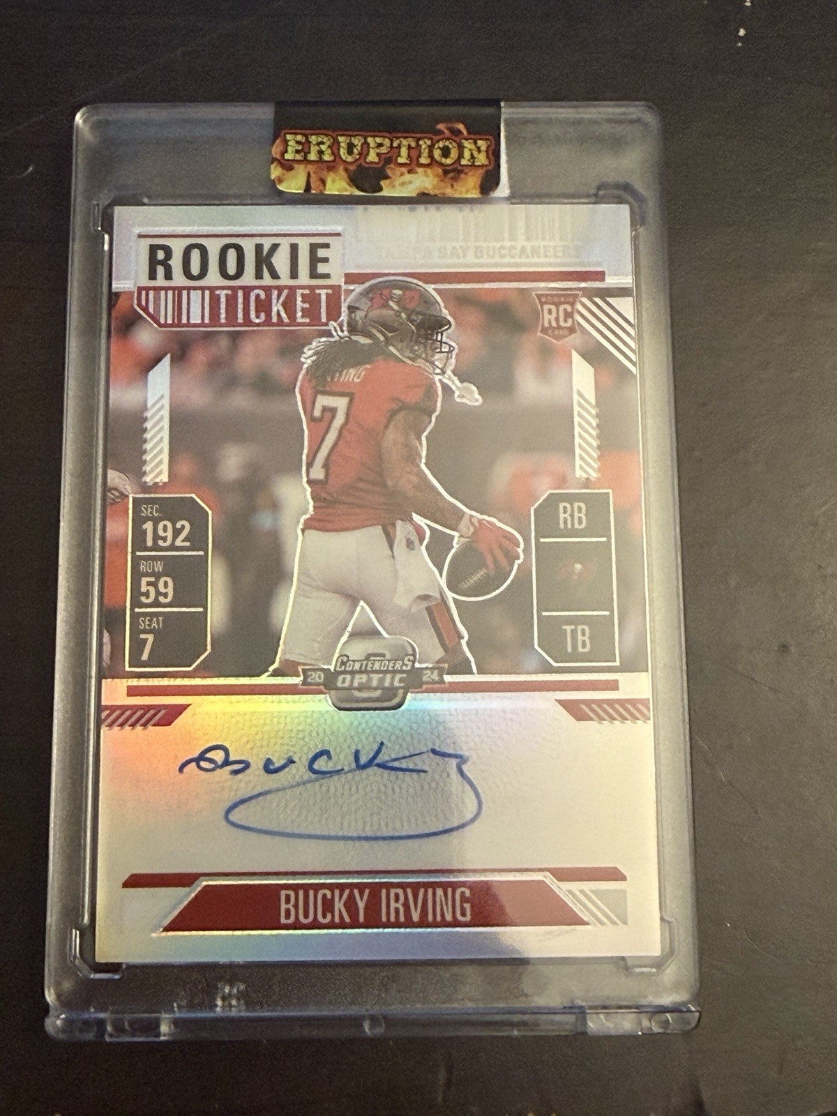 2024 Panini Contenders Optic - Rookie Ticket On Card Autographs Bucky Irving