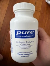 Pure Encapsulations Systemic Enzyme Complex - 180 Capsules Immune & Joints