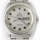 Vintage Omega Seamaster Jumbo 38mm Original Silver Dial Men Steel Watch C.1970