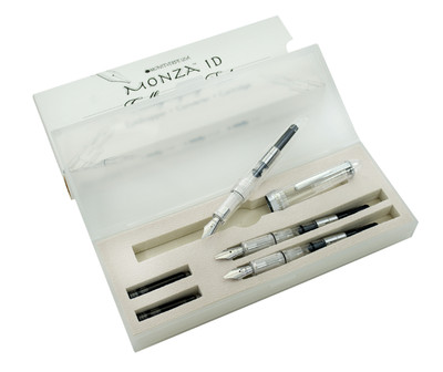 Monteverde Monza Id Clear Demo Kalligrafie-Set Füllfederhalter + Private...
