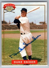 1994 Nabisco All-Star Legends - Duke Snider Autographs (AU) - HOF NM-MT