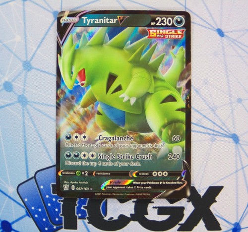 Pokemon - Tyranitar V - 097/163 - Estilos de Batalla - Holo - Ultra Raro HP - Imagen 1 de 1