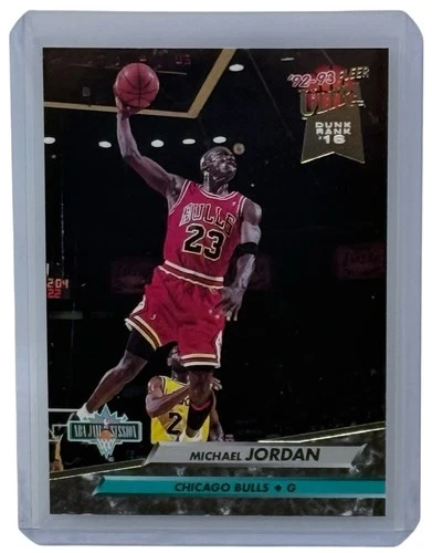 Michael Jordan 1992-93 Fleer Ultra Basketball NBA Jam Session Card Bulls #216