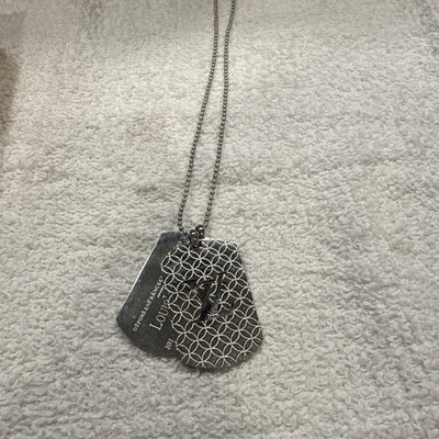Louis Vuitton Dog Tag Necklace | eBay