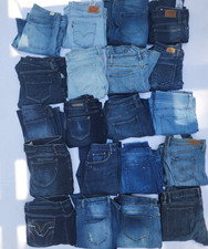 20 Pairs Women's Jeans Reseller Lot Levi's Tommy Hilfiger Mixed Sizes 0-16/24-33