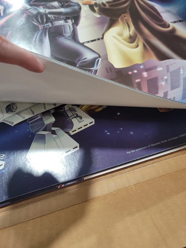 LOT OF 75 18x22 Star Wars Rare Cascade Original 1978 Movie Posters Set Of 3 VTG - Image 4 of 4