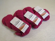 Cascade Yarns 128 Superwash Yarn Hot Pink 3 Skeins 128 Yards Each